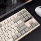 Retro C64 104+41 PBT Dye-subbed Keycaps Set for Cherry MX Mechanical Gaming Keyboard